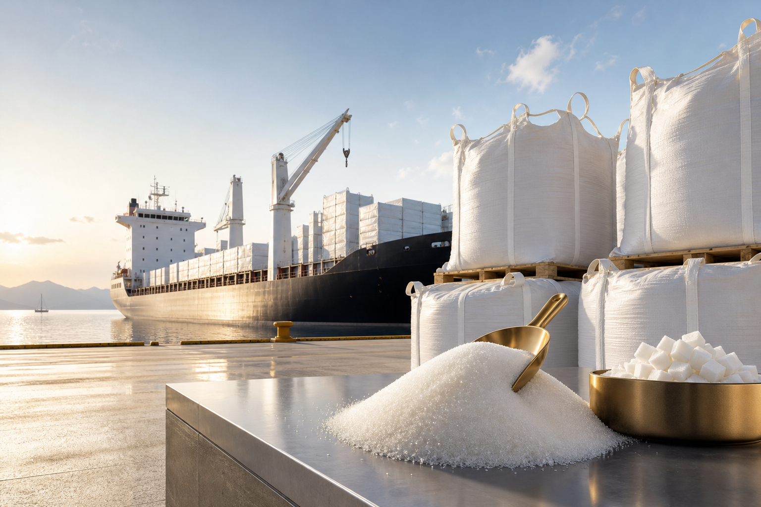 Premium sugar export